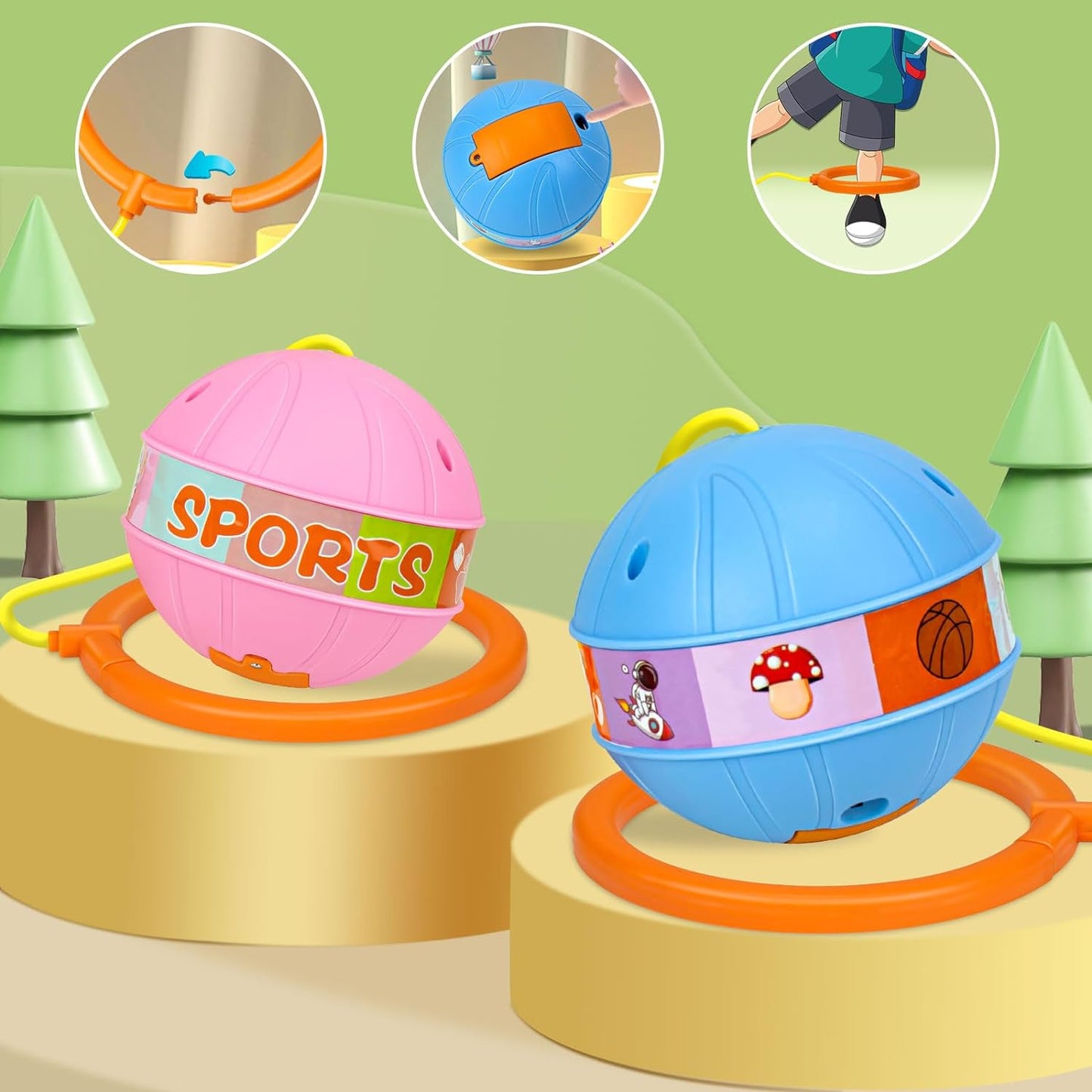 Jumping Ball Glowing Bouncing Ball