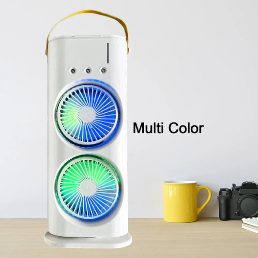 Electric Fan Double-head Powerful Air Cooler