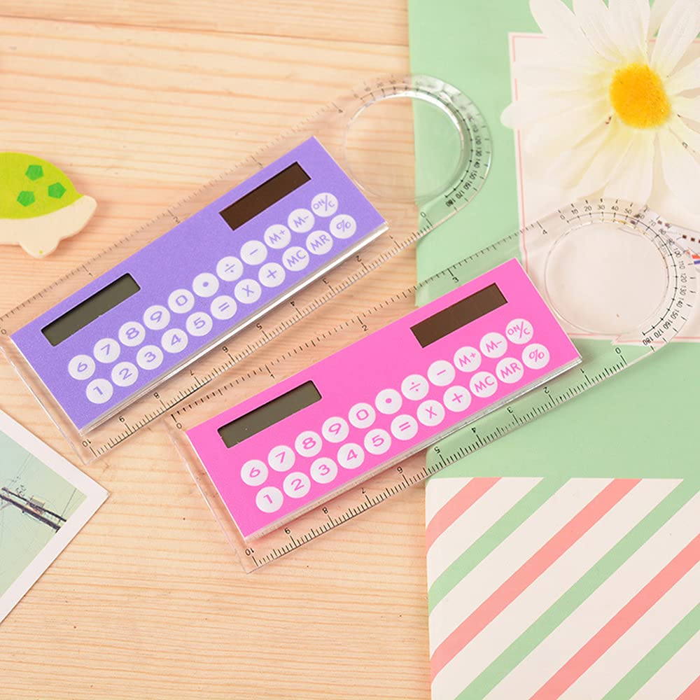 10 Cm Scale with Digital Calculator