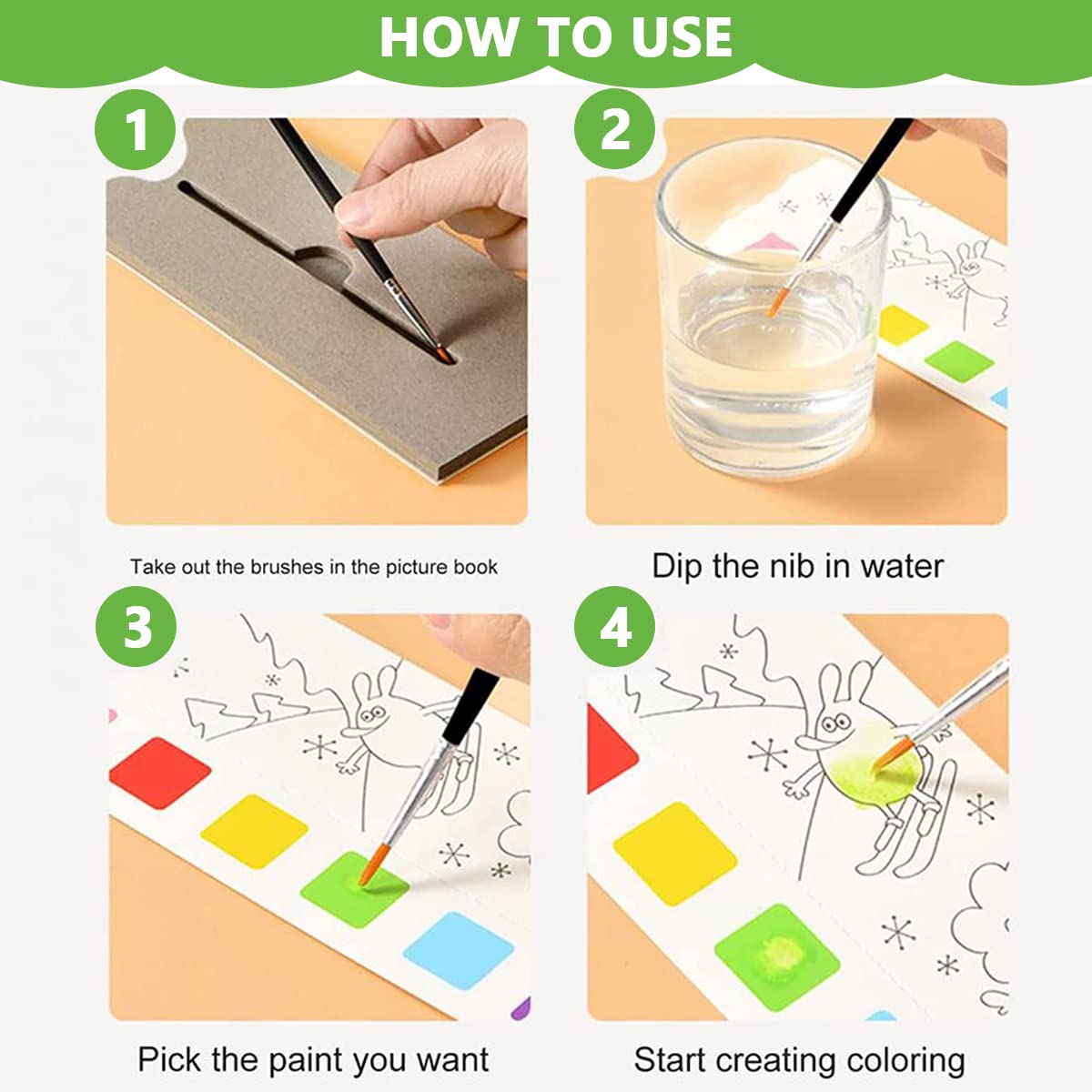 WATERCOLOUR PAINTING BOOK
