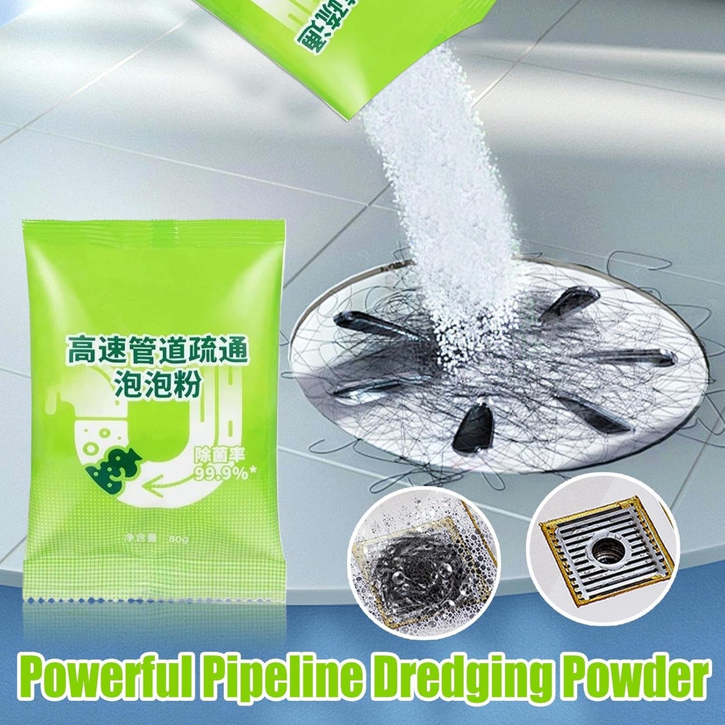 PIPE DRAIN CLEANER POWDER (5 PCS SET )