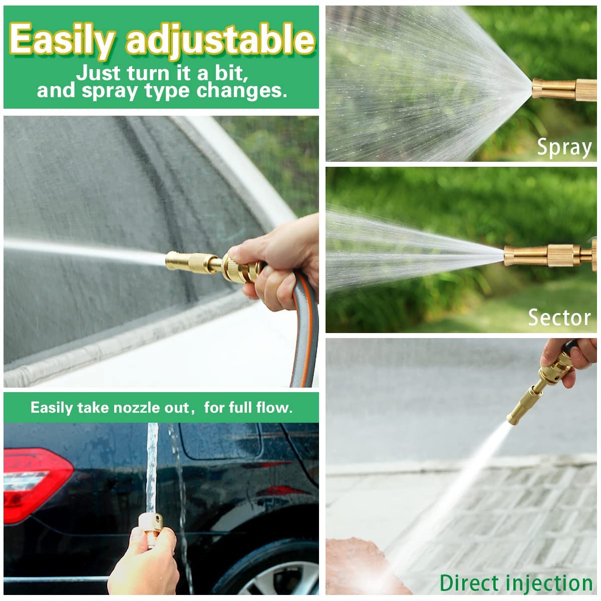 GOLDEN Water Jet Hose Nozzles