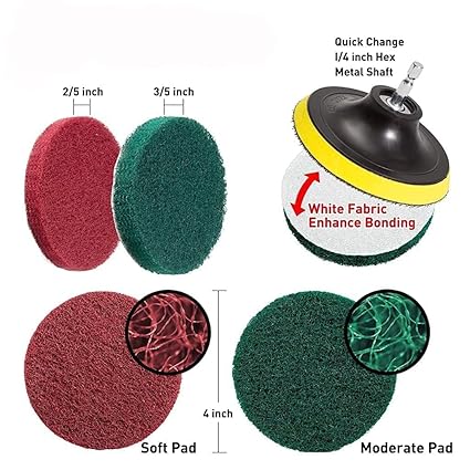 8 Pcs Scrub Pads