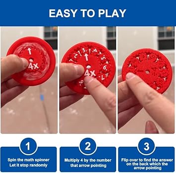 MATH FIDGET SPINNER  ( 9 PCS SET)