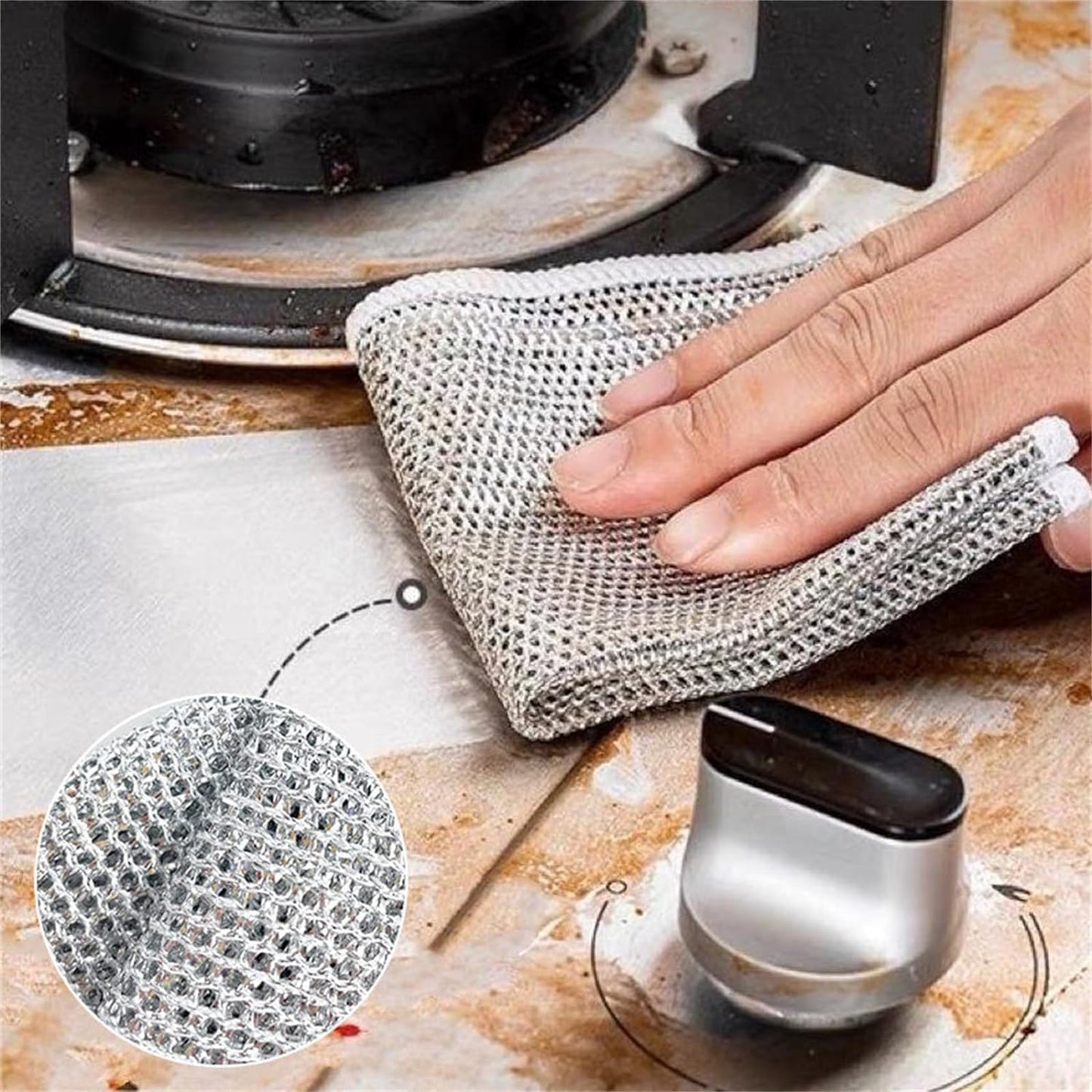 Double Layer Scrubbing Pad
