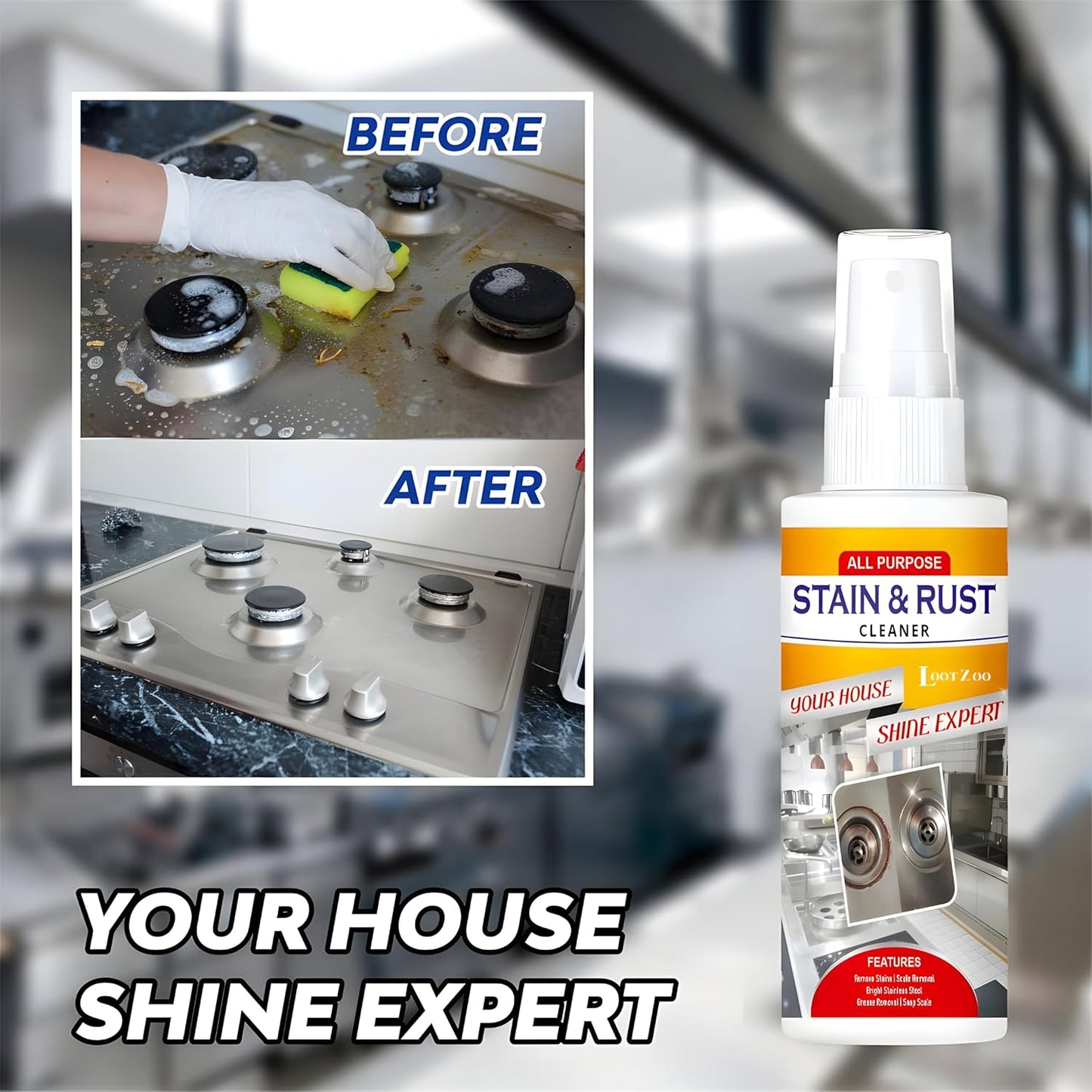Stain and Rust Cleaner Spray