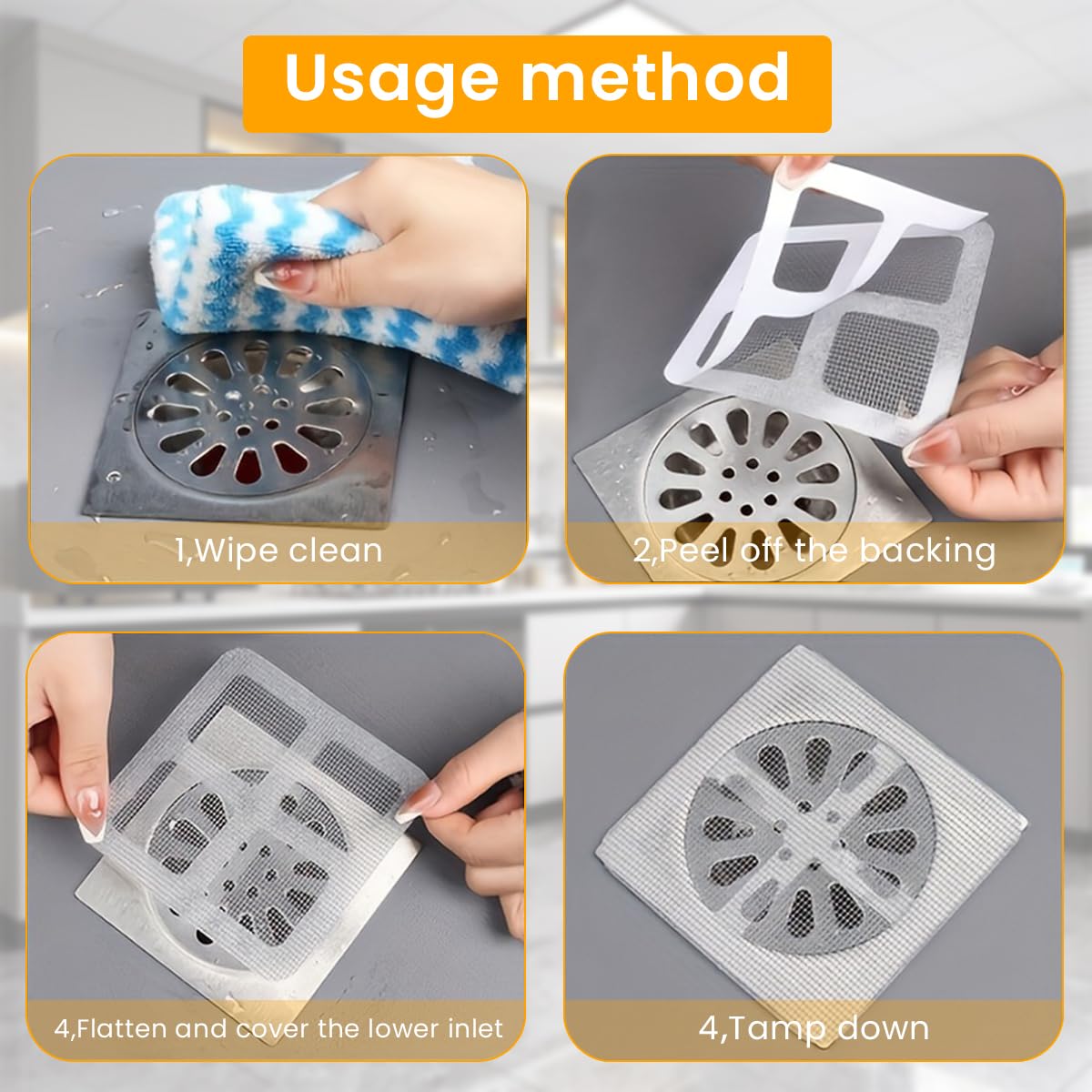 Sink Drain Cover (10 pcs set)