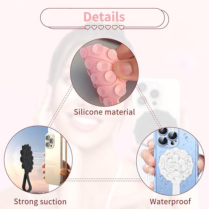 ROUND SILICONE PHONE CASE