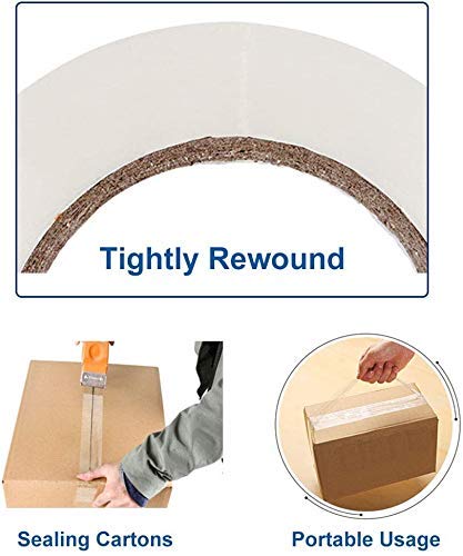3" inch tape 100 Meter B transparent