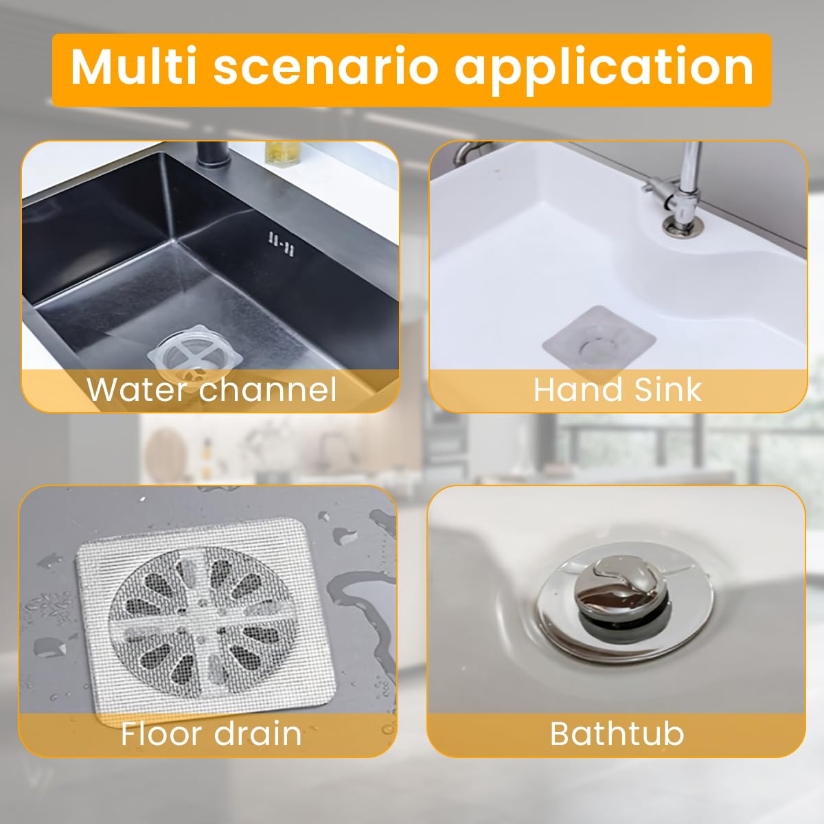 Sink Drain Cover (10 pcs set)