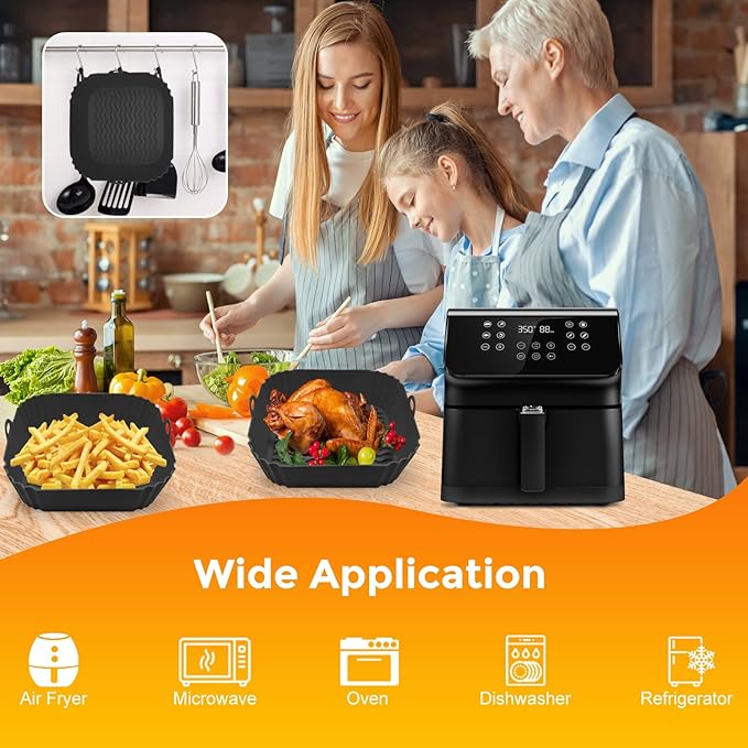 SQUARE SILICONE AIR FRY