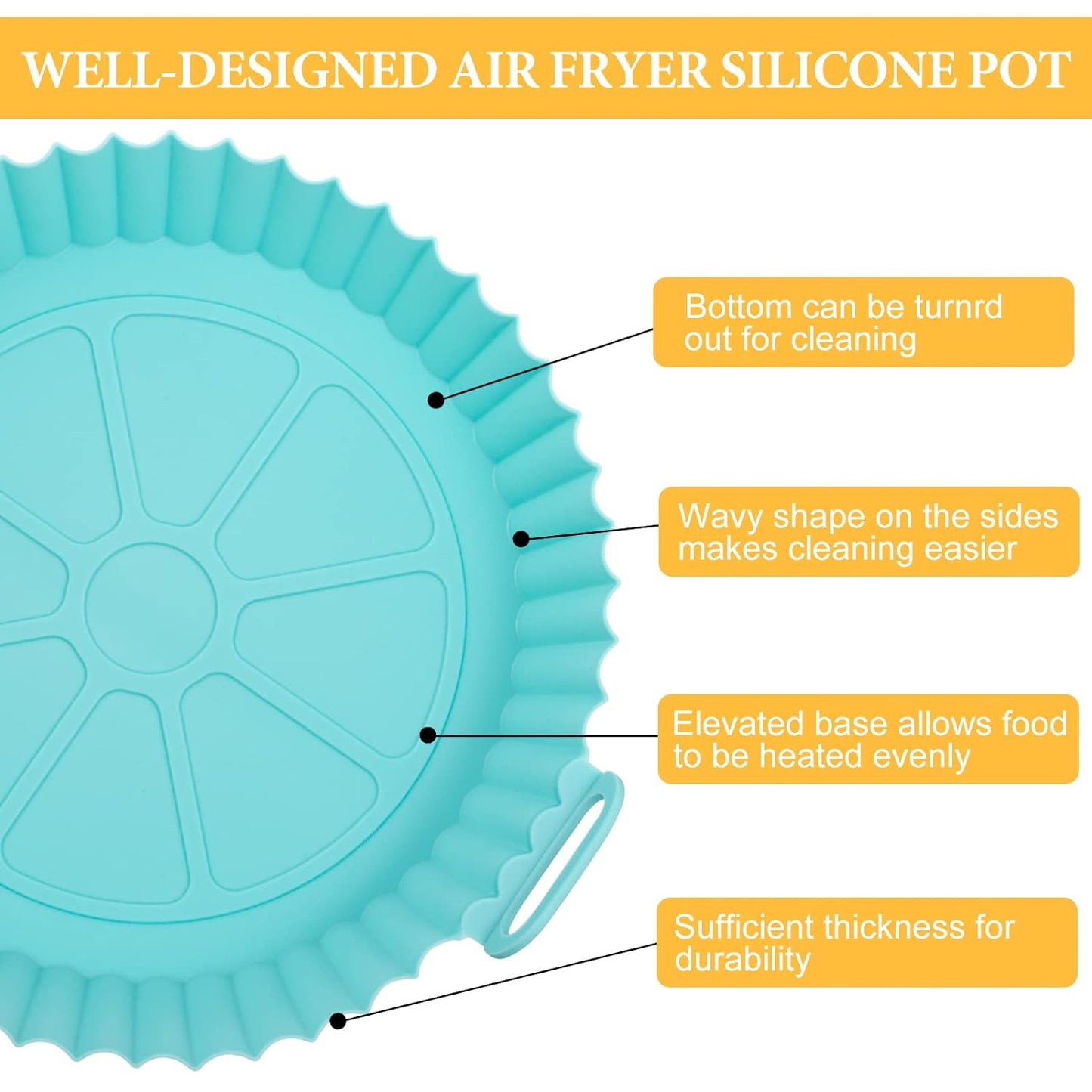 Air Fryer Silicone Pot