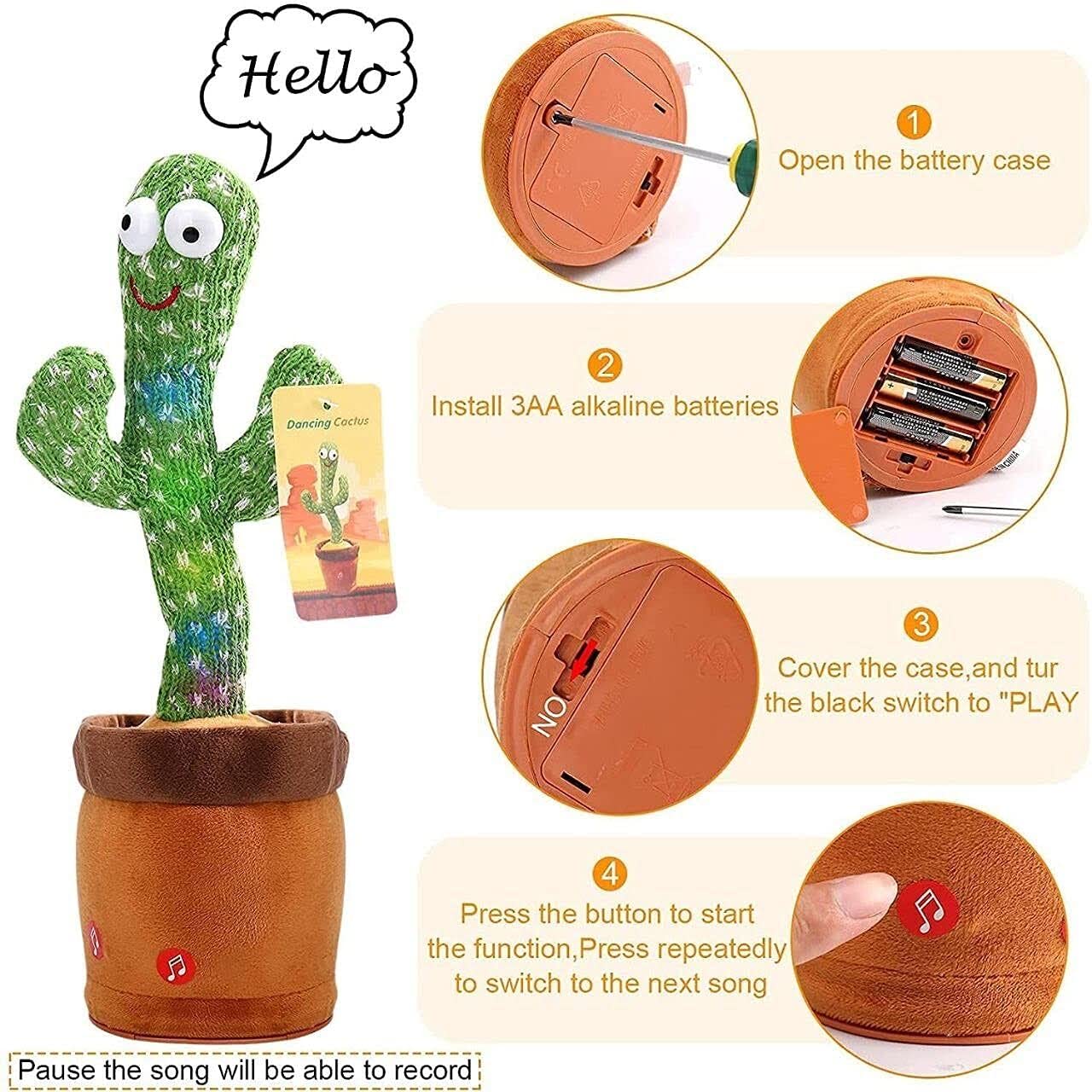 GREEN CACTUS GAMING TOYS Rechargeable