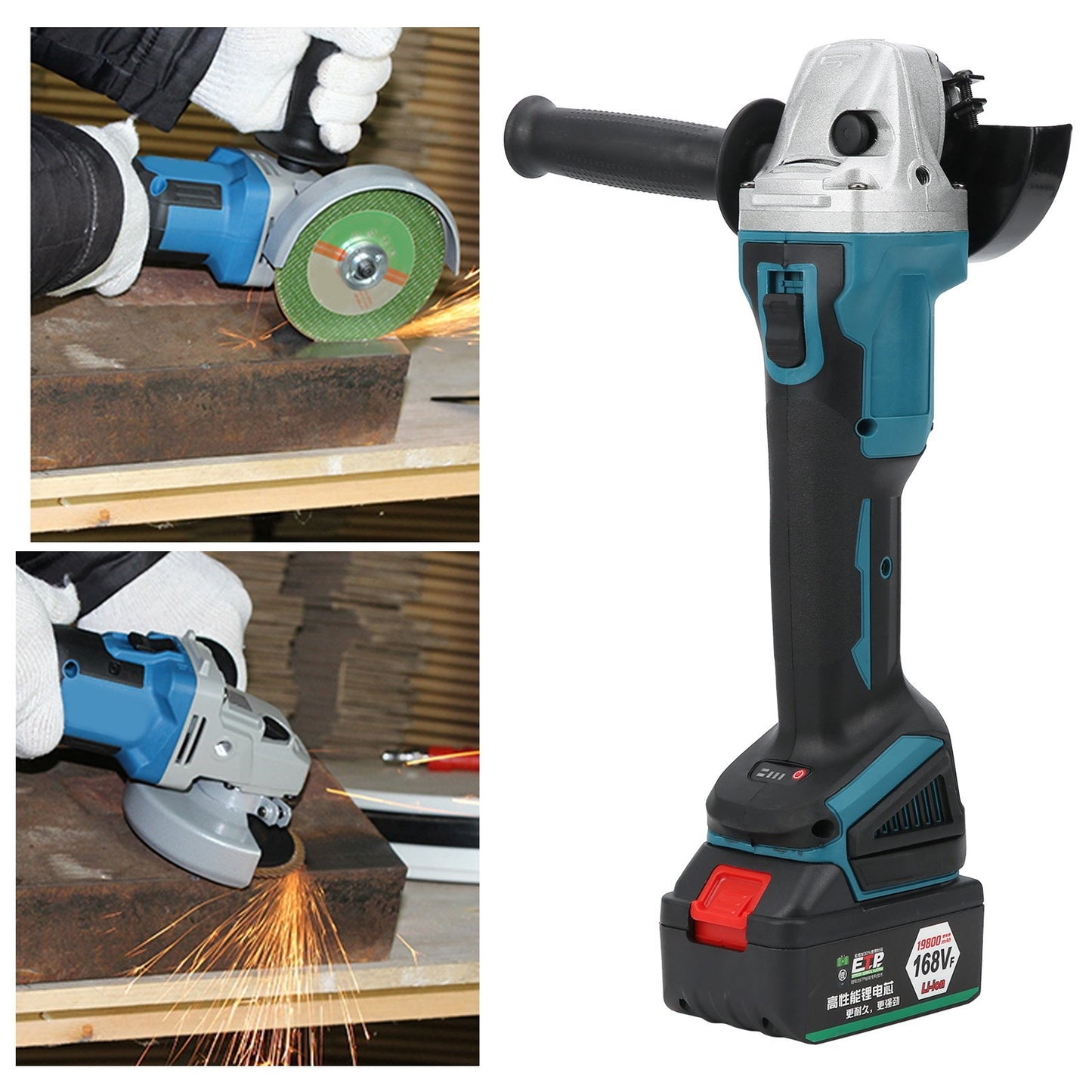 Cordless Angle Machine GRINDER MACHINE (Double Battery )