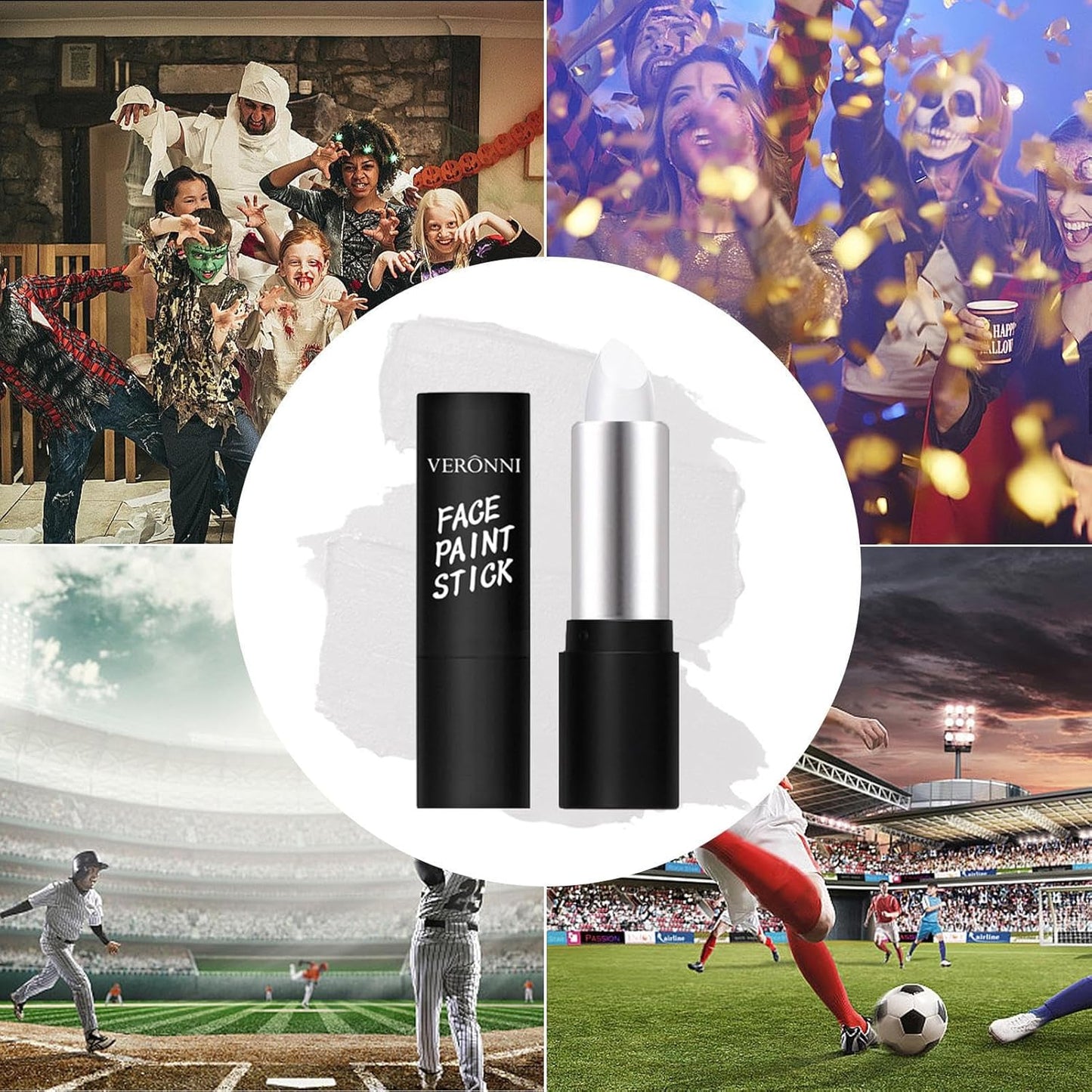 Face Paint Stick - White #02