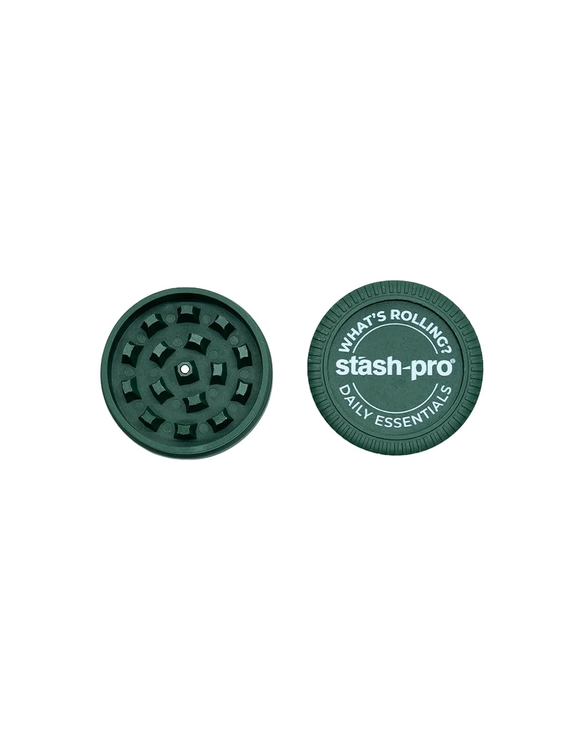 Stash-Pro Herb Grinder – Compact 2-Part Crusher with Magneti - 5