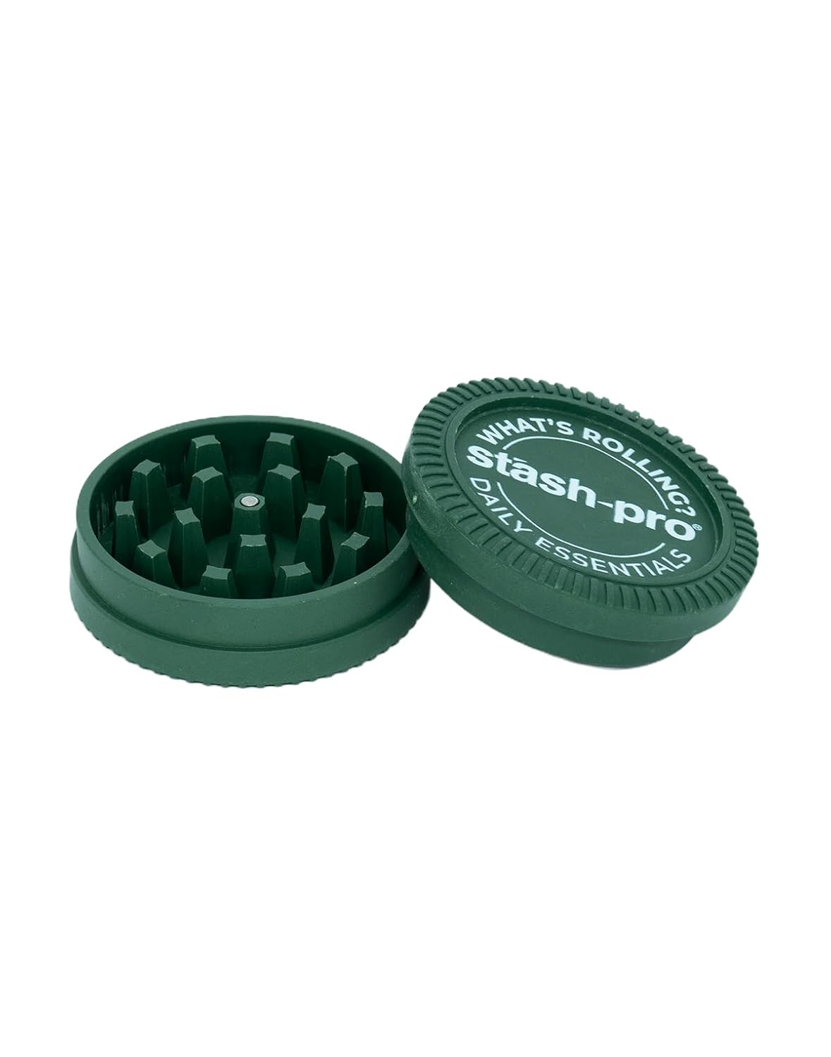 Stash-Pro Herb Grinder – Compact 2-Part Crusher with Magneti - 6