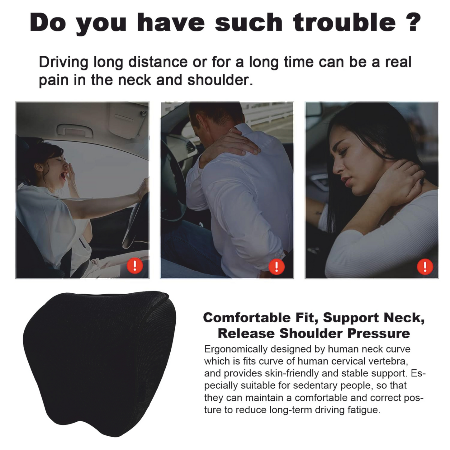 New Car Head Rest Pillow