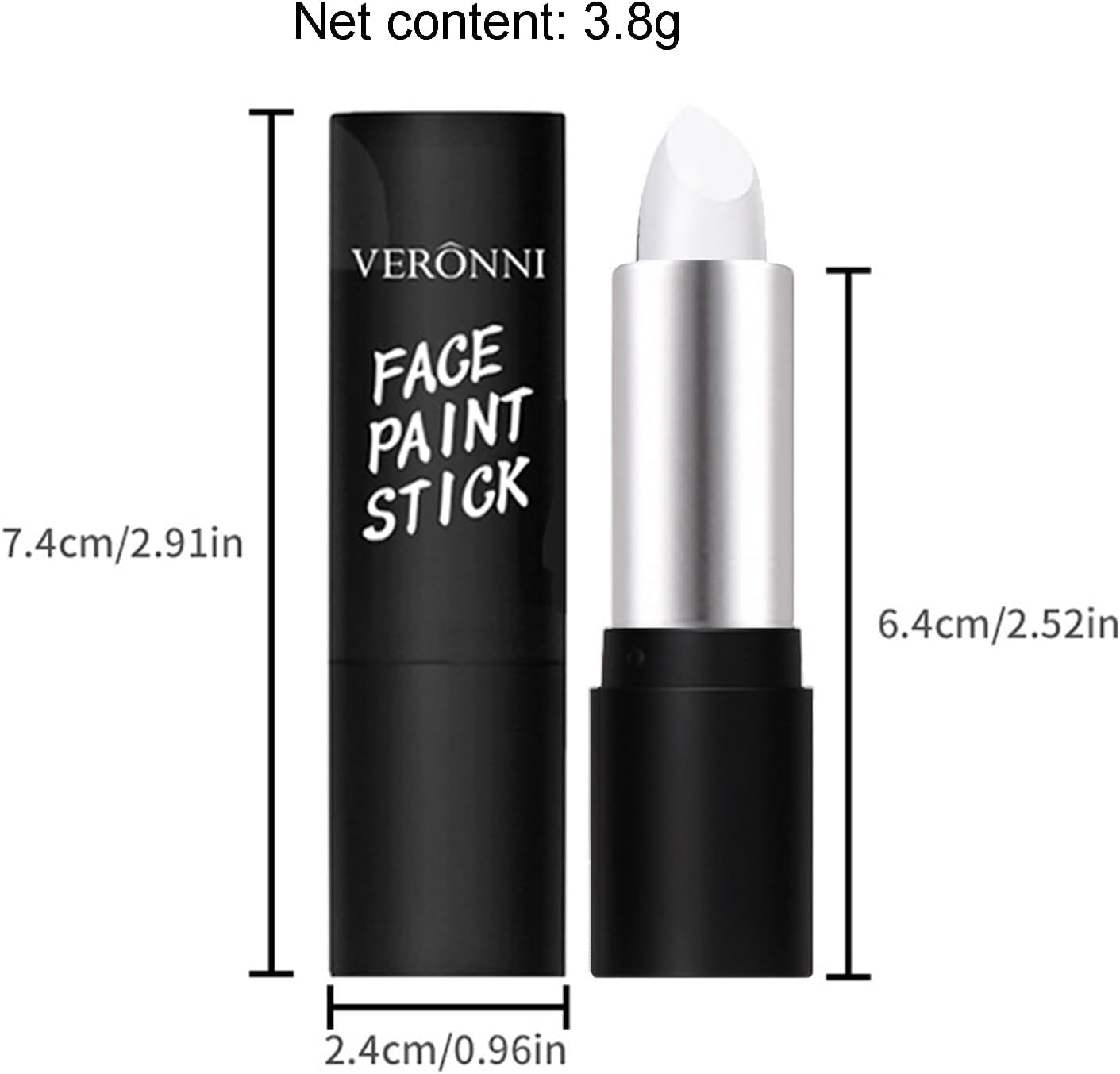 Face Paint Stick - White #02