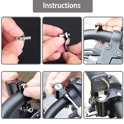 Motorcycle Helmet Lock