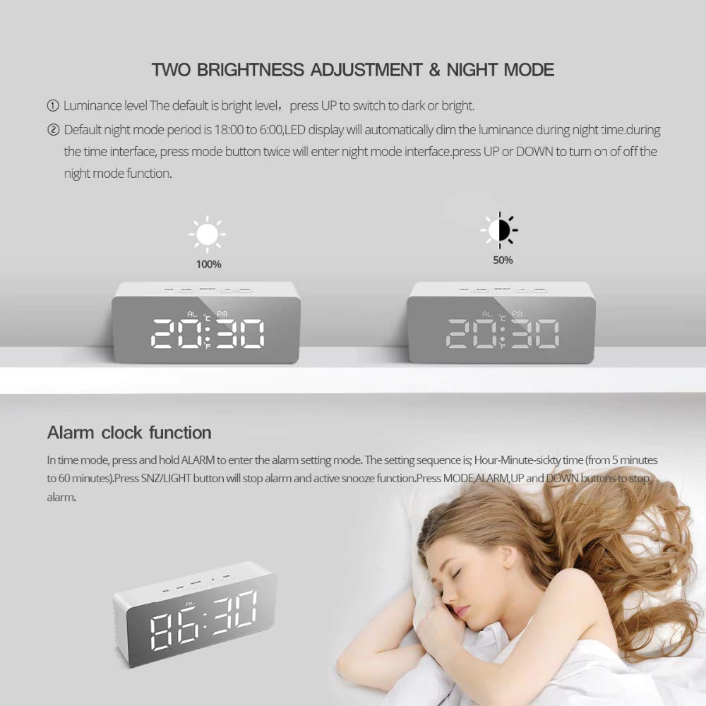 Mirror  Clock