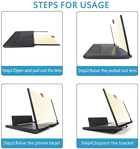 Mobile Screen Magnifier 8 Inch