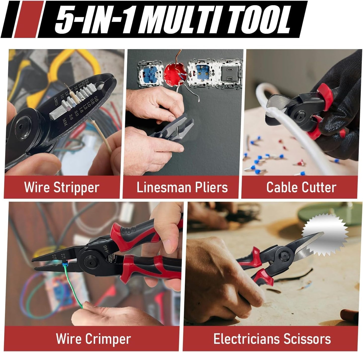 5 IN 1 WIRE CUTTER