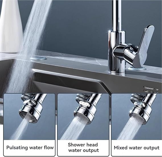 Expandable switch Kitchen Faucet
