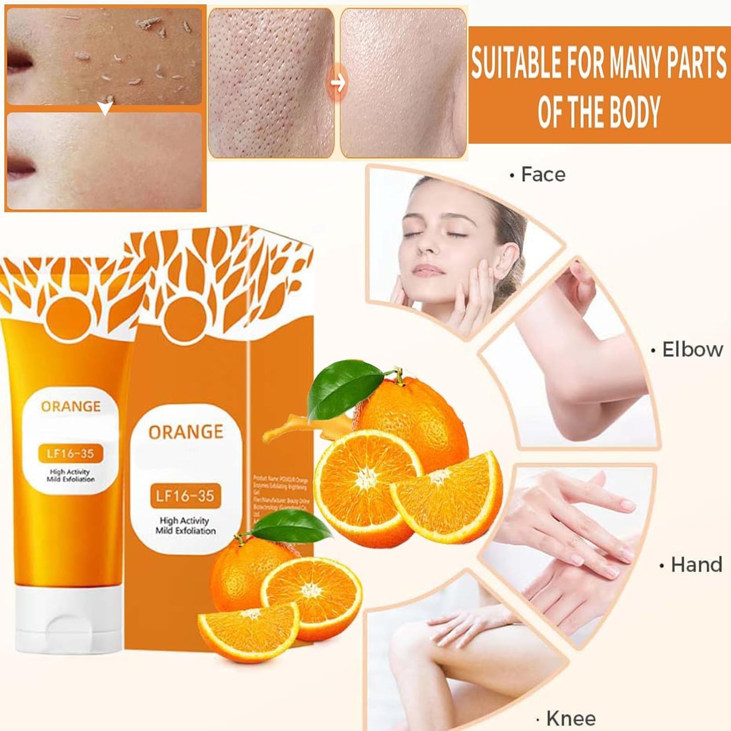 ORANGE FACE SCRUB GEL