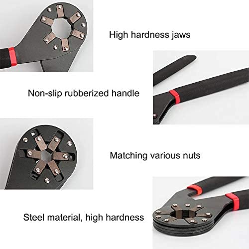 8 INCH ADJUSTABLE WRENCH HEXAGONE