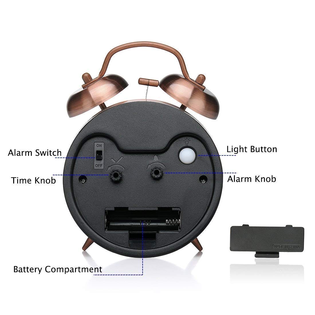 Copper Alarm Clock