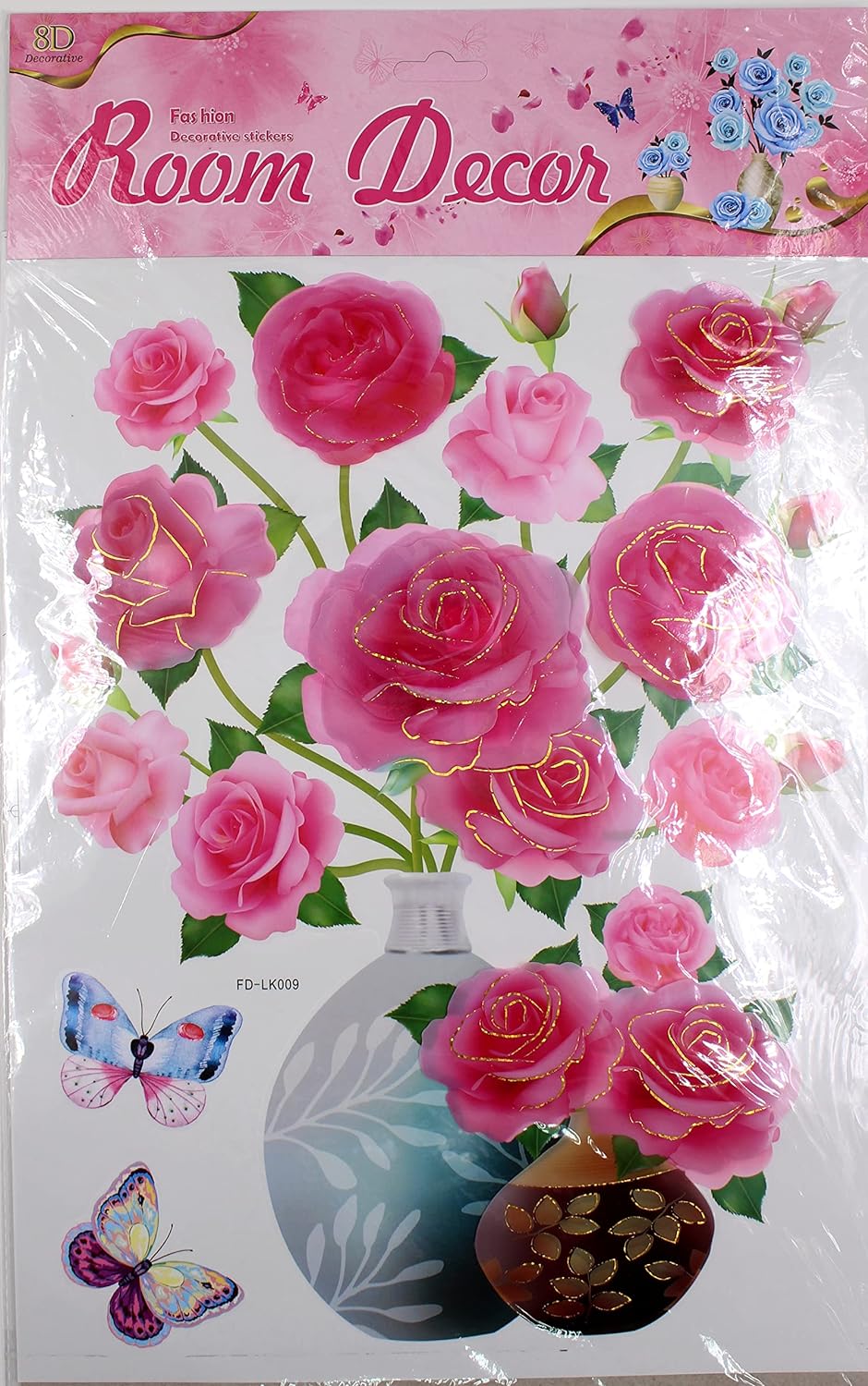 FLOWER WALL DECORATION STICKER (1 PIS)