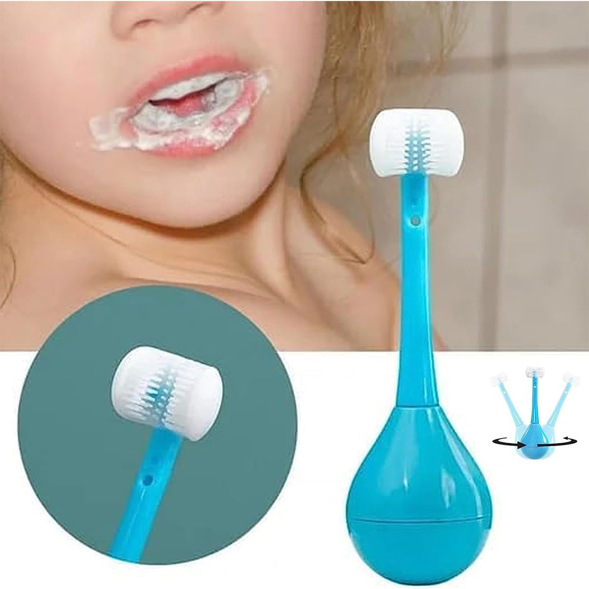 Three-Sided Children's Toothbrush BABY BRUSH