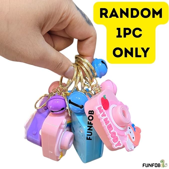 Cartoon Projection Camera Keychain
