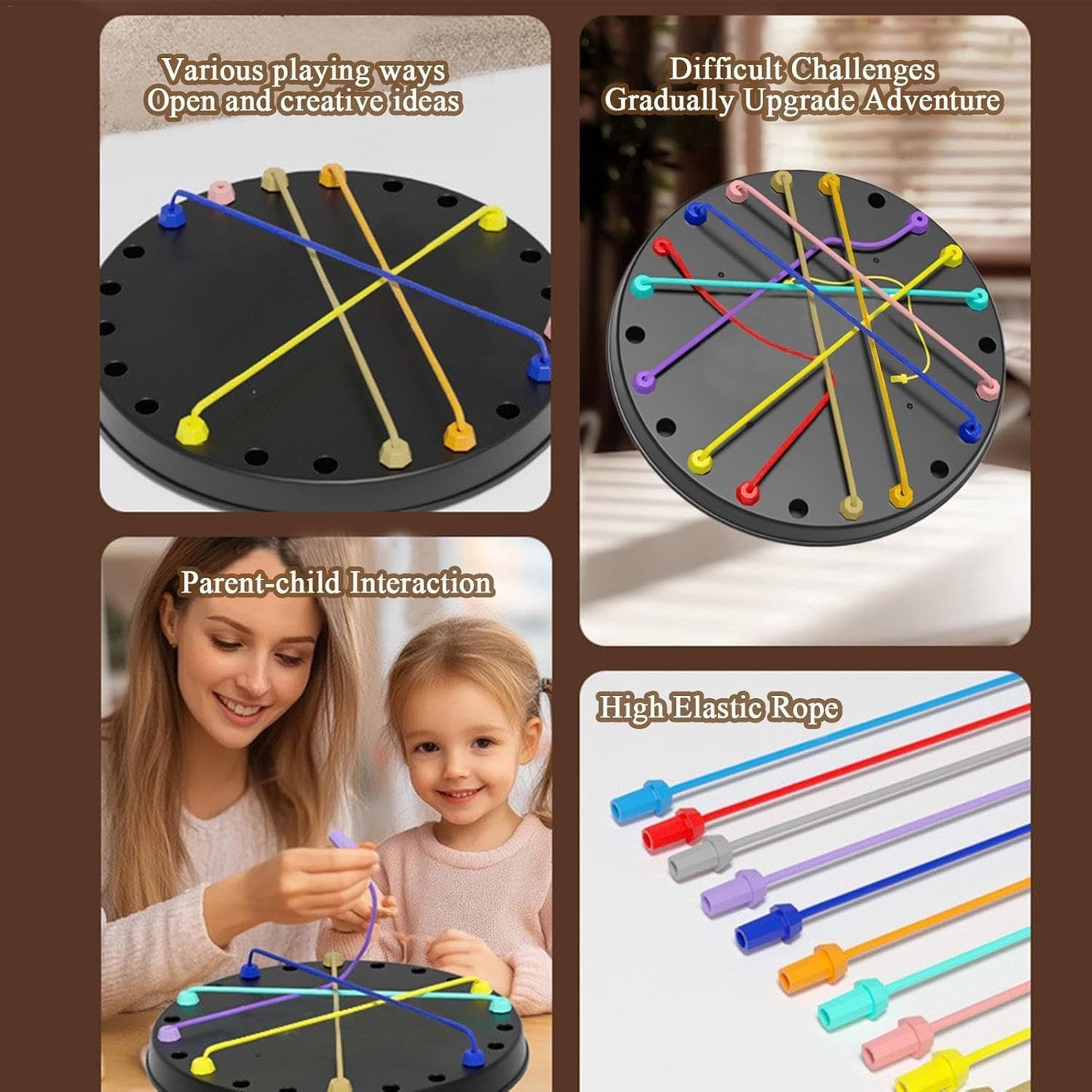 Rope Knot Untying Challenge Puzzle