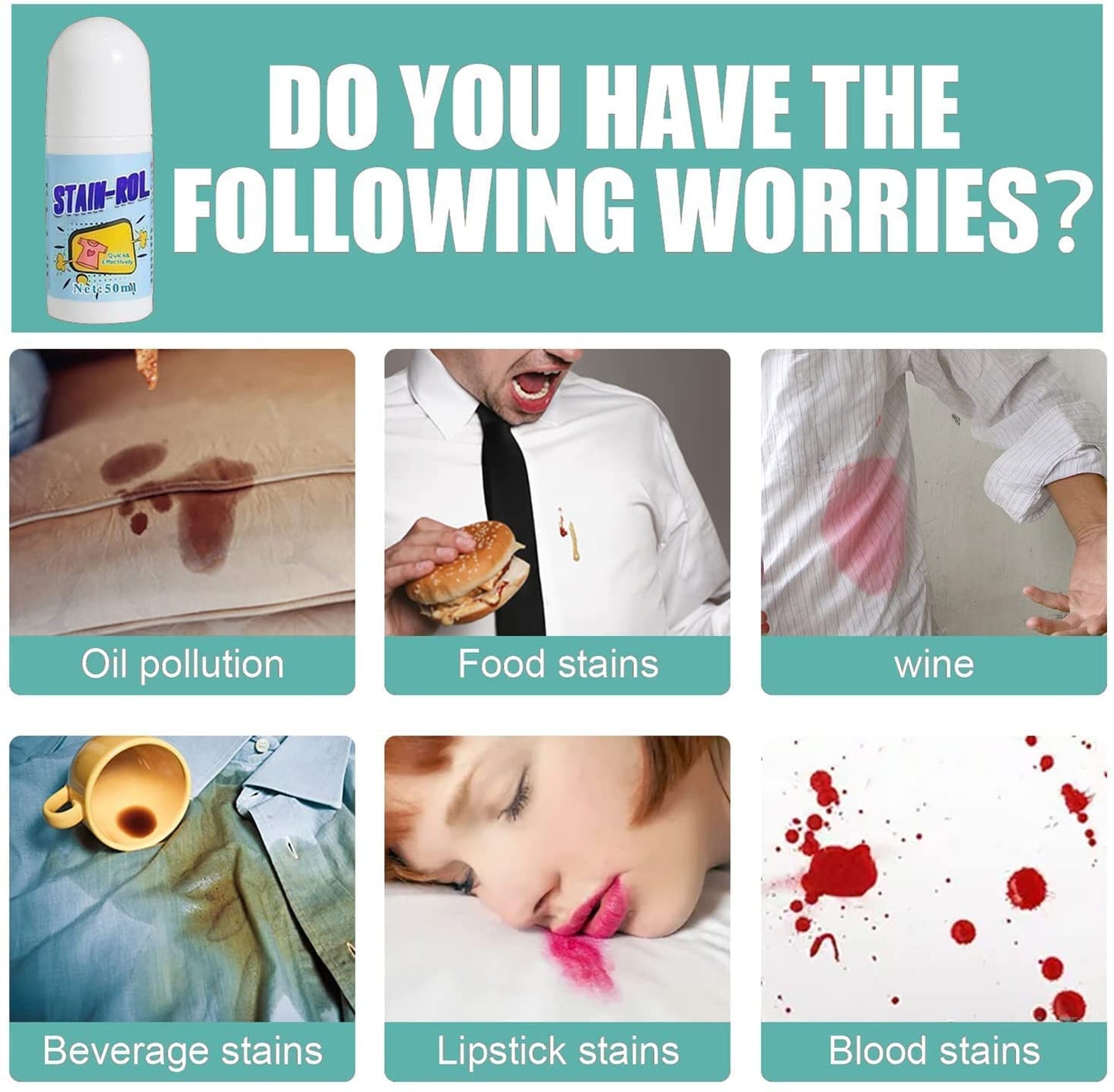 STAIN REMOVER ROLLER