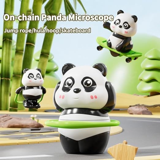 Cute Panda Action Toy Set ( 3 PCS)