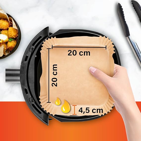 Air Fryer Paper Sheets (92-100  PCS)