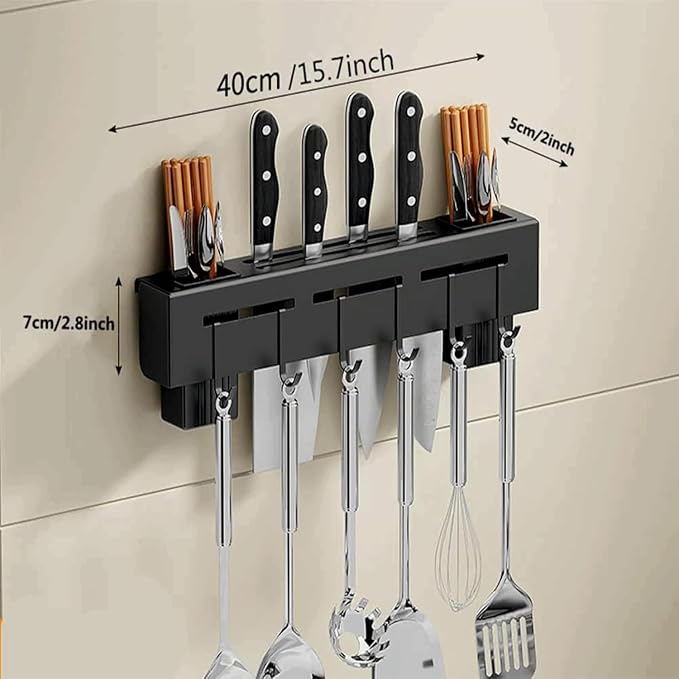 Kitchen Shelf Wall Mount Knife Holder