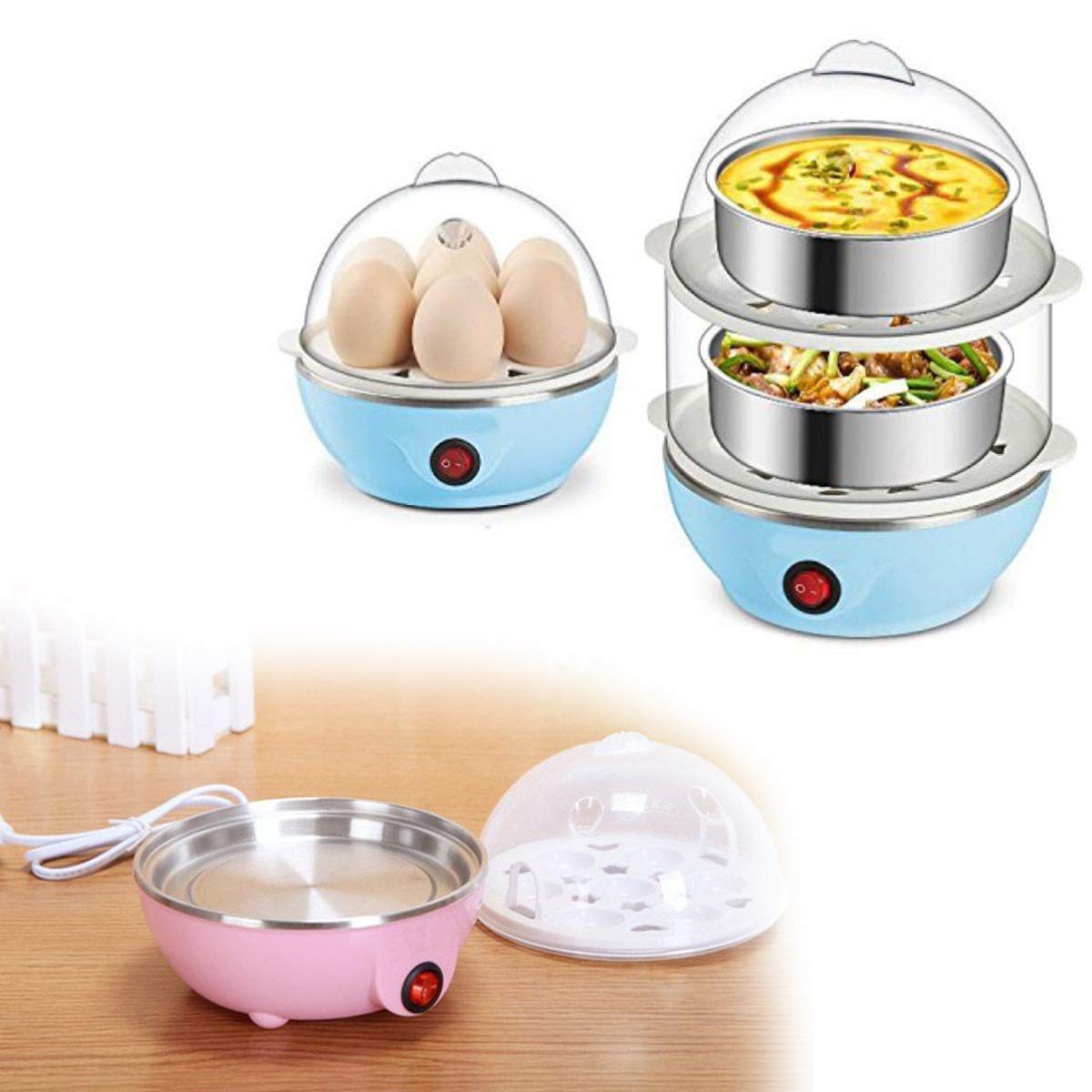 Egg Boiler (Double Layer)