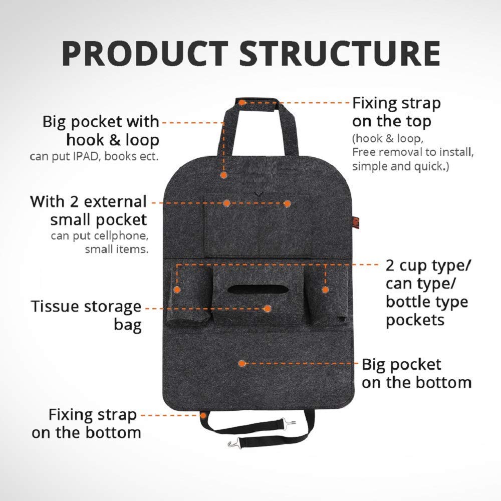 Car Seat Back Oraganizer