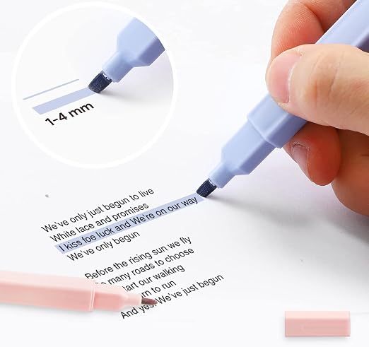12Pcs Aesthetic Cute Highlighters