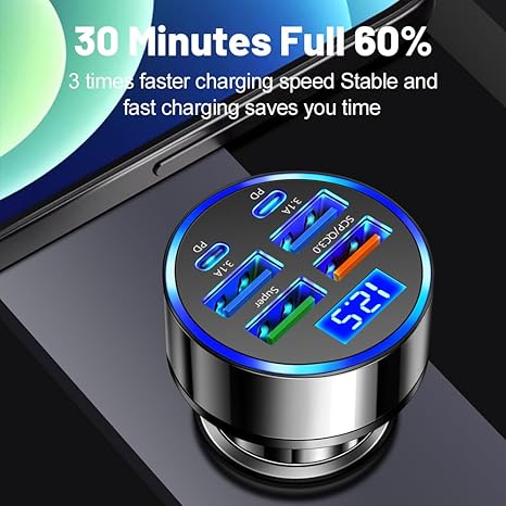 6 In 1 Car Charger