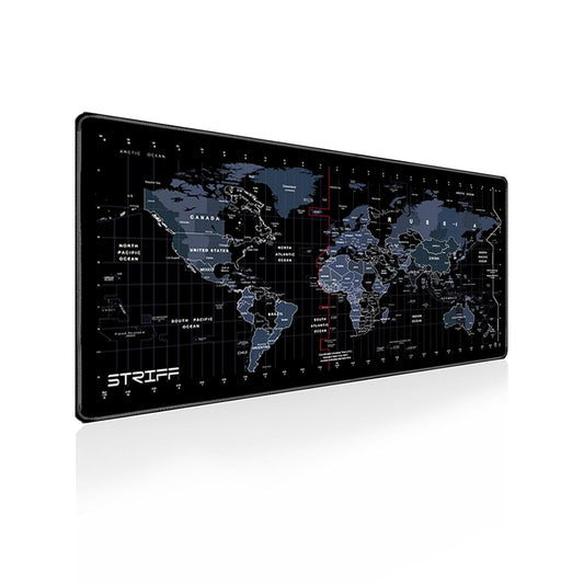 STRIFF World Map Extended Size (800 mm x 300 mm x 2 mm) Gaming Mouse Pad| Desk M