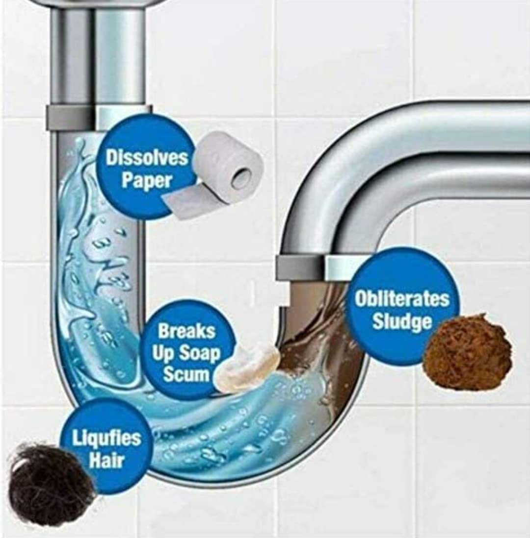 VALUE PACK SINK AND DRAIN CLEANER  (200 GM)