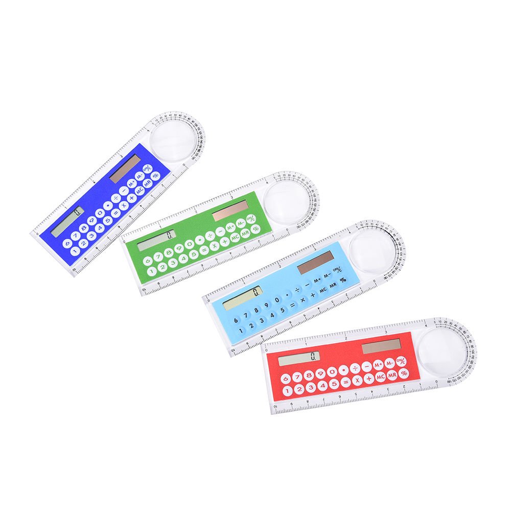 10 Cm Scale with Digital Calculator