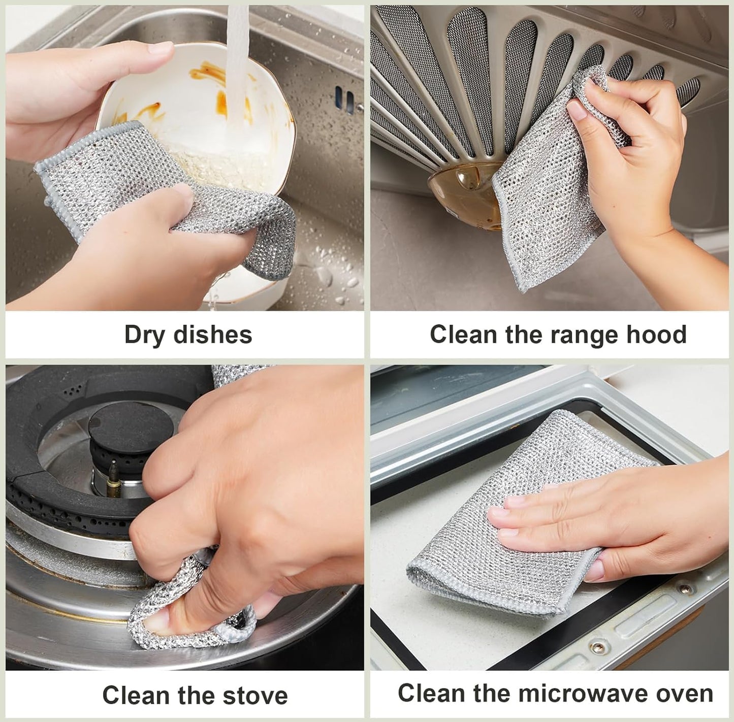 Double Layer Scrubbing Pad