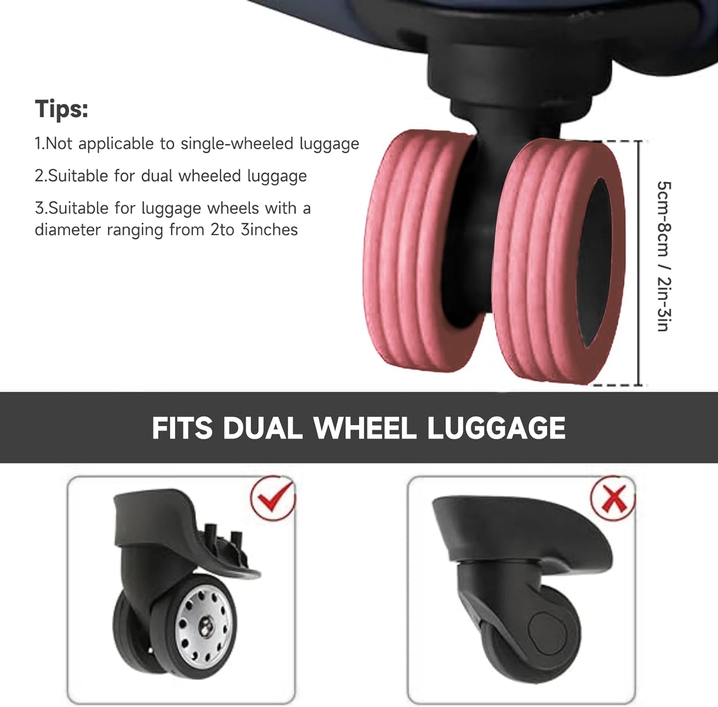 Luggage Wheel Cover