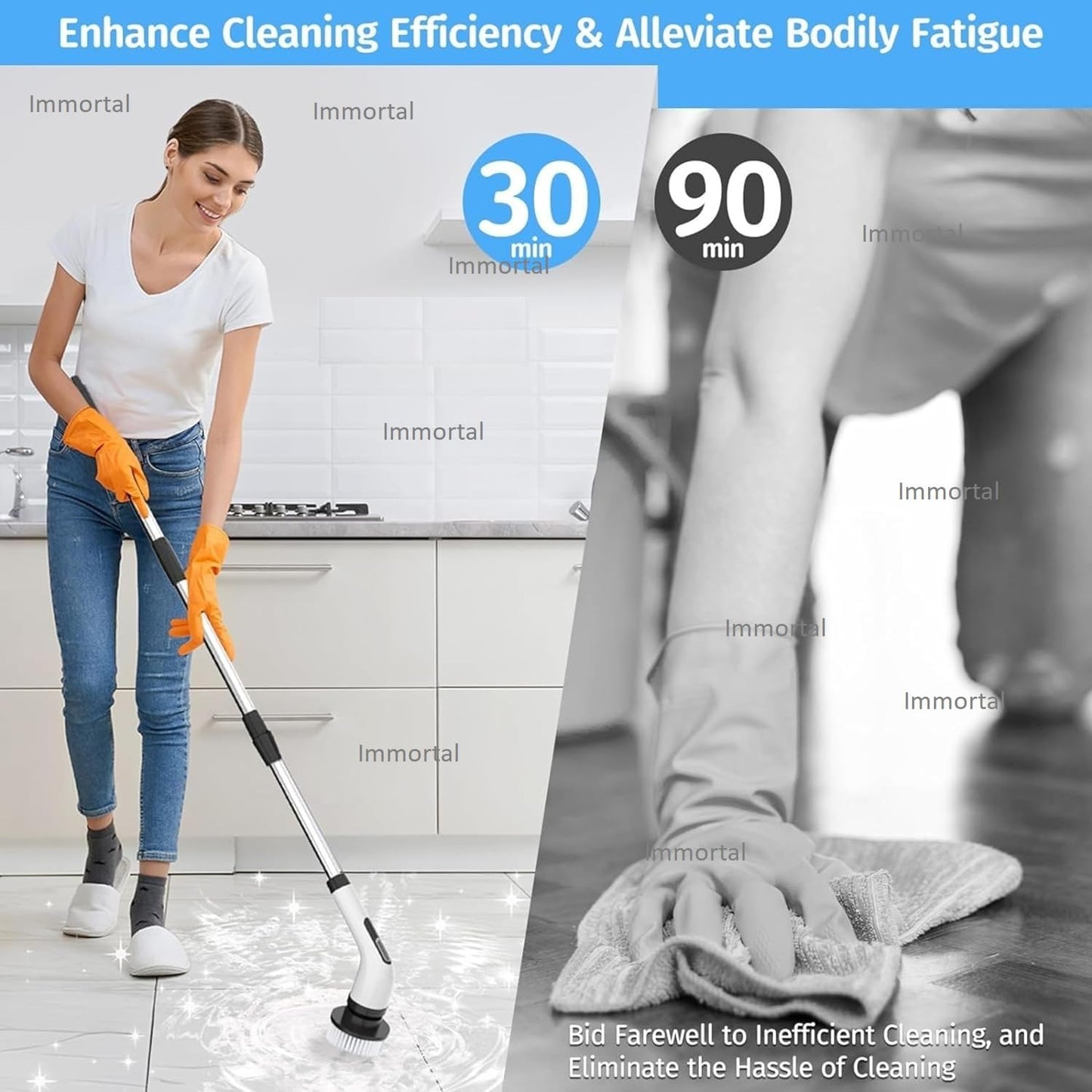9 in 1 Electric Scrubber Brush