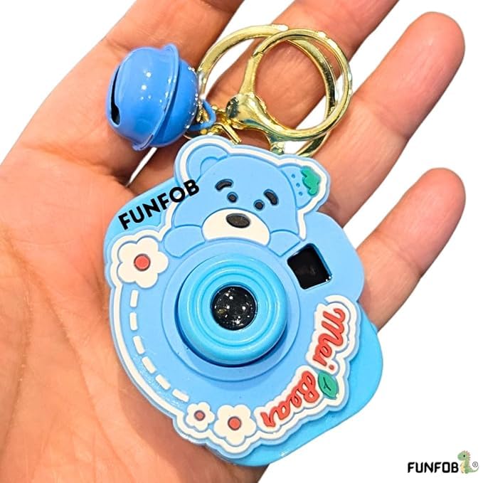 Cartoon Projection Camera Keychain